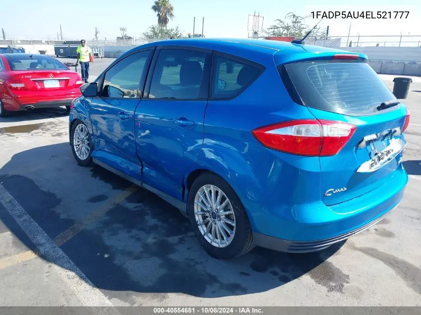 2014 Ford C-Max Hybrid Se VIN: 1FADP5AU4EL521777 Lot: 40554681