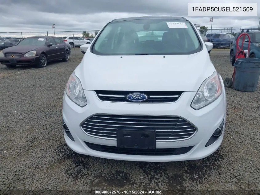 2014 Ford C-Max Energi Sel VIN: 1FADP5CU5EL521509 Lot: 40572576