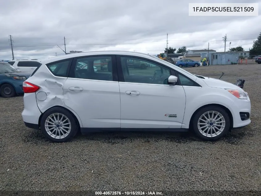 2014 Ford C-Max Energi Sel VIN: 1FADP5CU5EL521509 Lot: 40572576