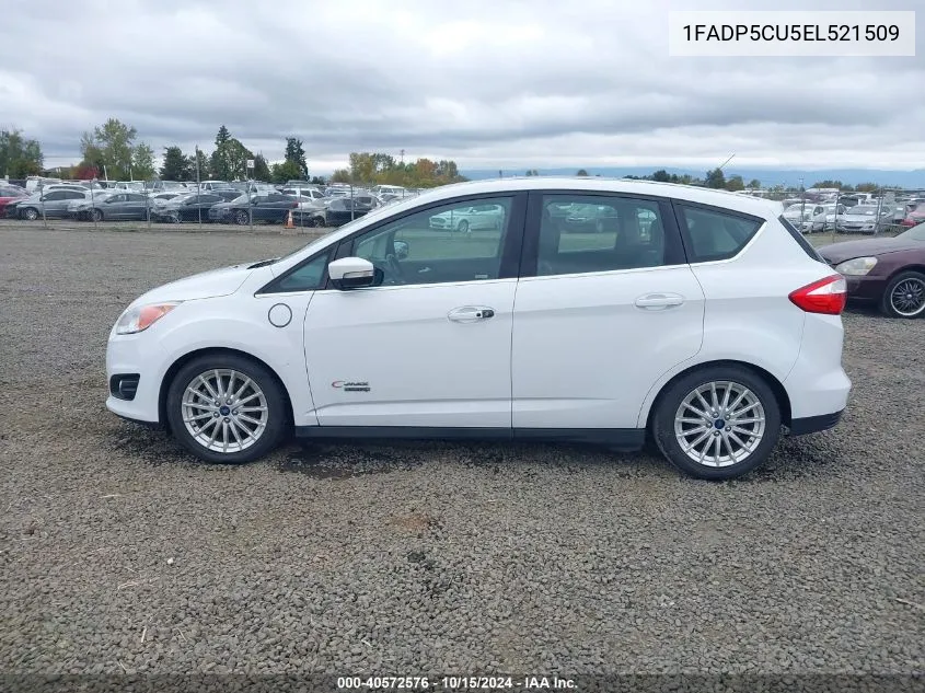 2014 Ford C-Max Energi Sel VIN: 1FADP5CU5EL521509 Lot: 40572576