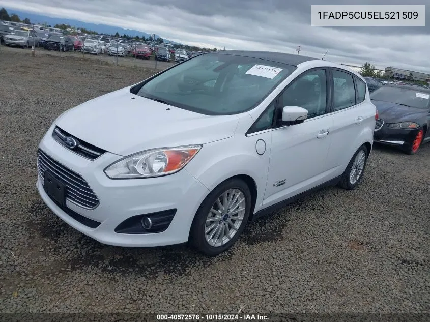 2014 Ford C-Max Energi Sel VIN: 1FADP5CU5EL521509 Lot: 40572576