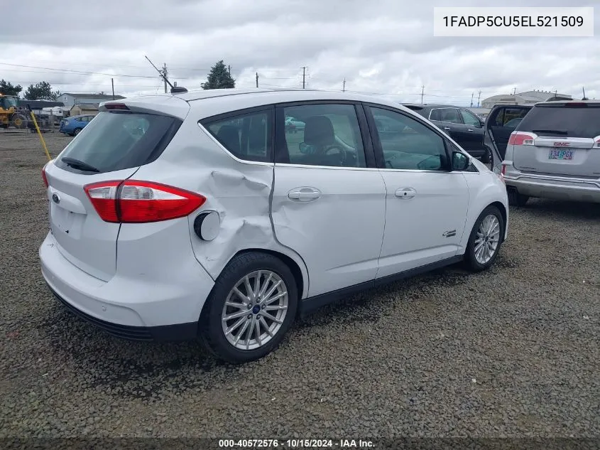 2014 Ford C-Max Energi Sel VIN: 1FADP5CU5EL521509 Lot: 40572576