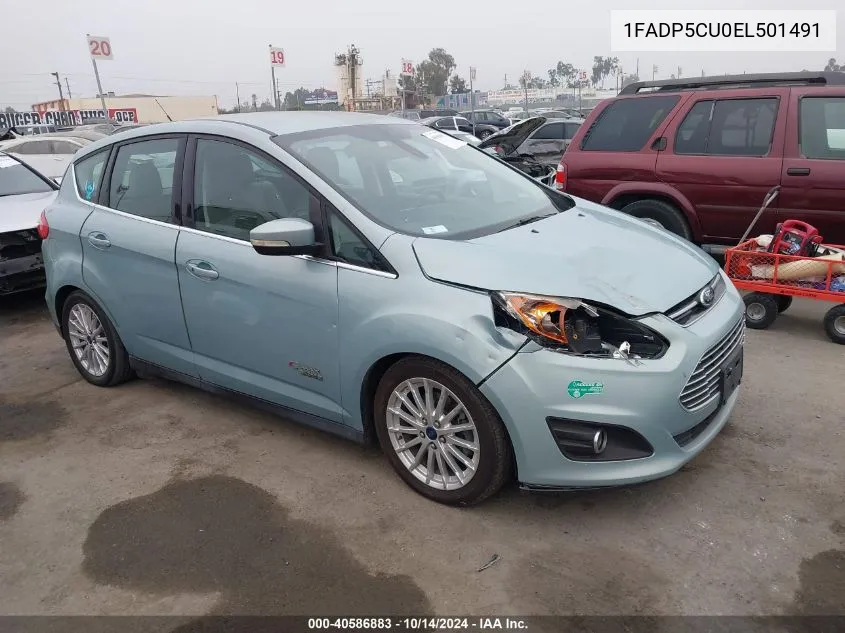 2014 Ford C-Max Premium VIN: 1FADP5CU0EL501491 Lot: 40586883