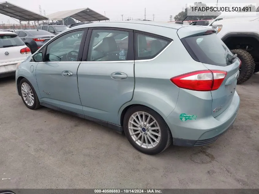 2014 Ford C-Max Premium VIN: 1FADP5CU0EL501491 Lot: 40586883