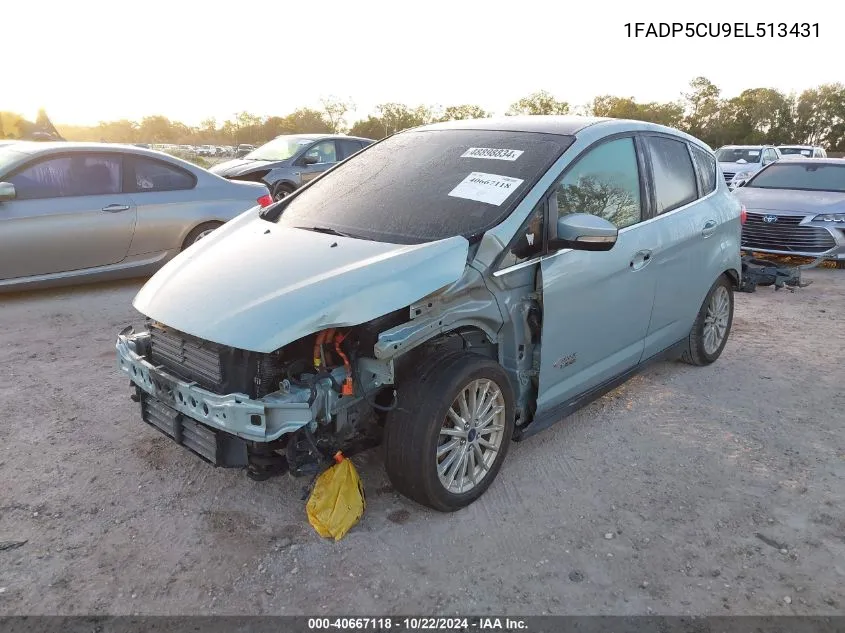 1FADP5CU9EL513431 2014 Ford C-Max Energi Sel