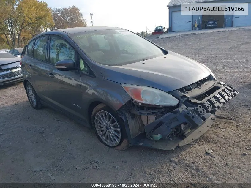 2014 Ford C-Max Hybrid Se VIN: 1FADP5AU2EL519266 Lot: 40668153