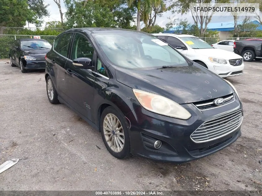 2014 Ford C-Max Energi Sel VIN: 1FADP5CU7EL514979 Lot: 40703895