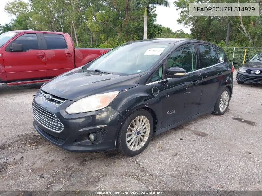 2014 Ford C-Max Energi Sel VIN: 1FADP5CU7EL514979 Lot: 40703895