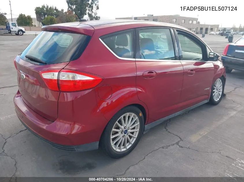 2014 Ford C-Max Hybrid Sel VIN: 1FADP5BU1EL507124 Lot: 40704286