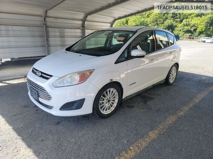 2014 Ford C-Max Hybrid Se VIN: 1FADP5AU5EL518015 Lot: 40709411