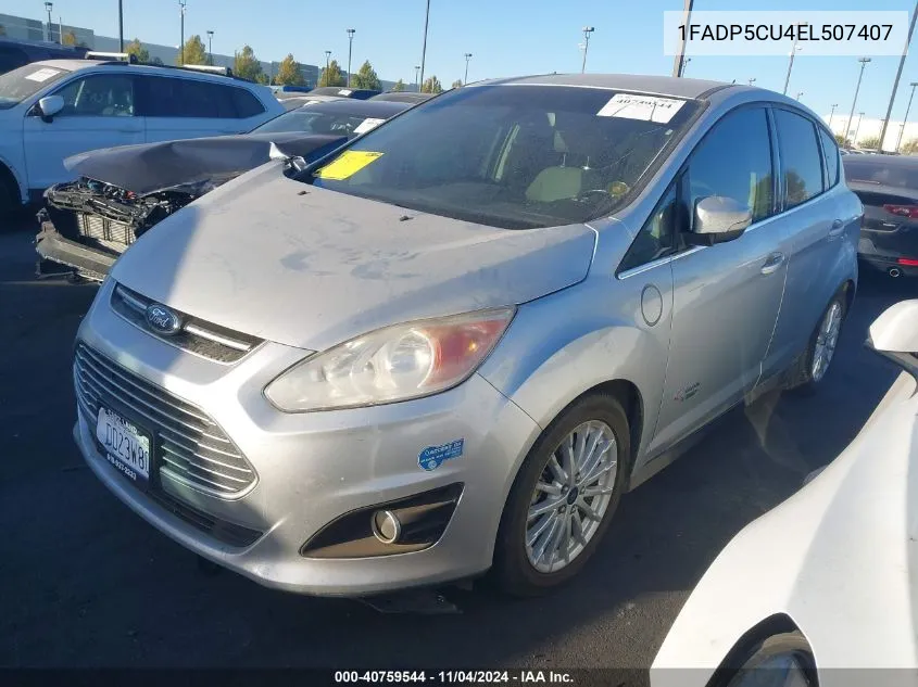 2014 Ford C-Max Energi Sel VIN: 1FADP5CU4EL507407 Lot: 40759544