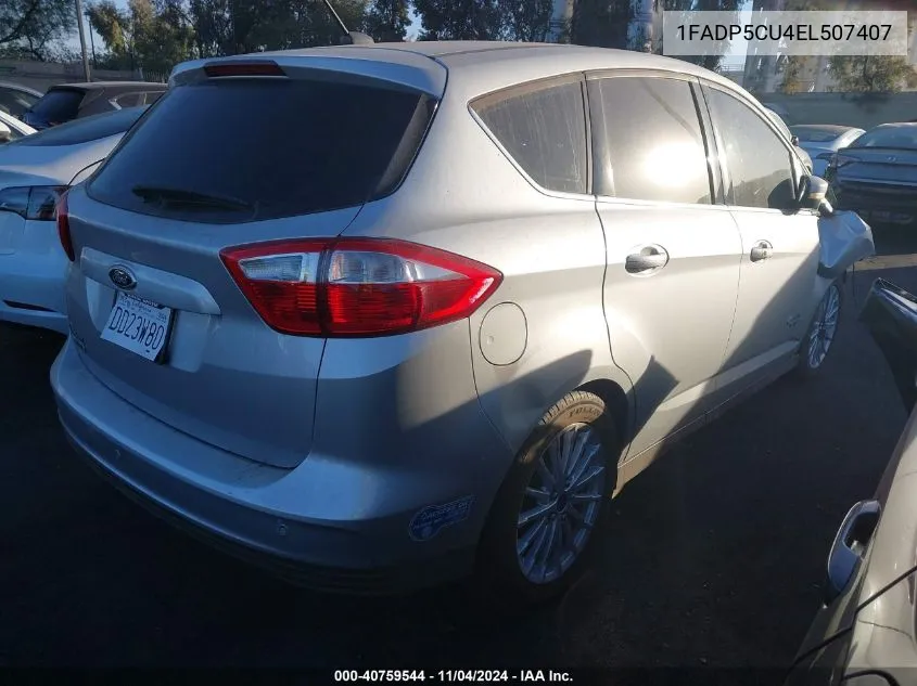 2014 Ford C-Max Energi Sel VIN: 1FADP5CU4EL507407 Lot: 40759544