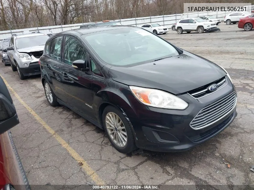 2014 Ford C-Max Hybrid Se VIN: 1FADP5AU1EL506251 Lot: 40793122