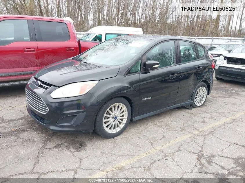 2014 Ford C-Max Hybrid Se VIN: 1FADP5AU1EL506251 Lot: 40793122