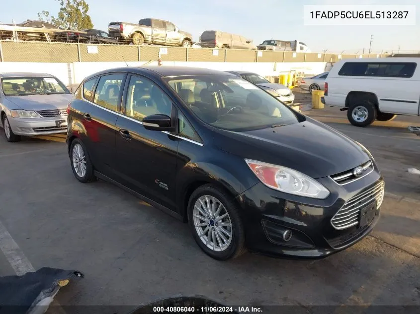 2014 Ford C-Max Energi Sel VIN: 1FADP5CU6EL513287 Lot: 40806040