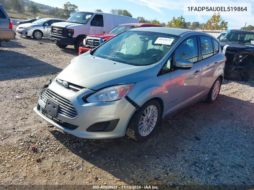 2014 Ford C-Max Hybrid Se VIN: 1FADP5AU0EL519864 Lot: 40828631