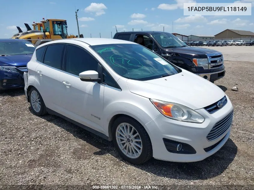 2015 Ford C-Max Hybrid Sel VIN: 1FADP5BU9FL118149 Lot: 39861302