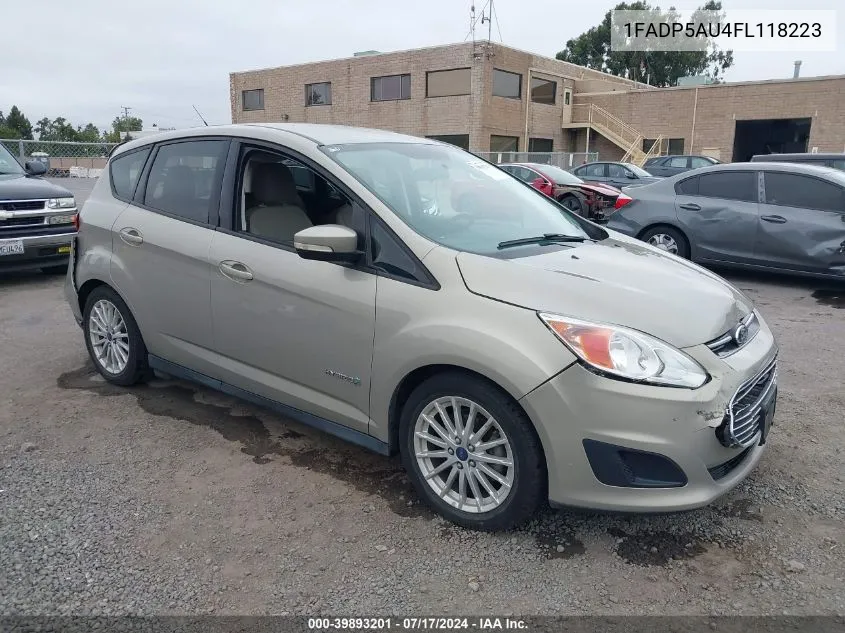 2015 Ford C-Max Hybrid Se VIN: 1FADP5AU4FL118223 Lot: 39893201