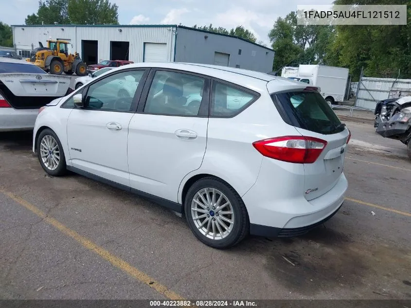 1FADP5AU4FL121512 2015 Ford C-Max Hybrid Se