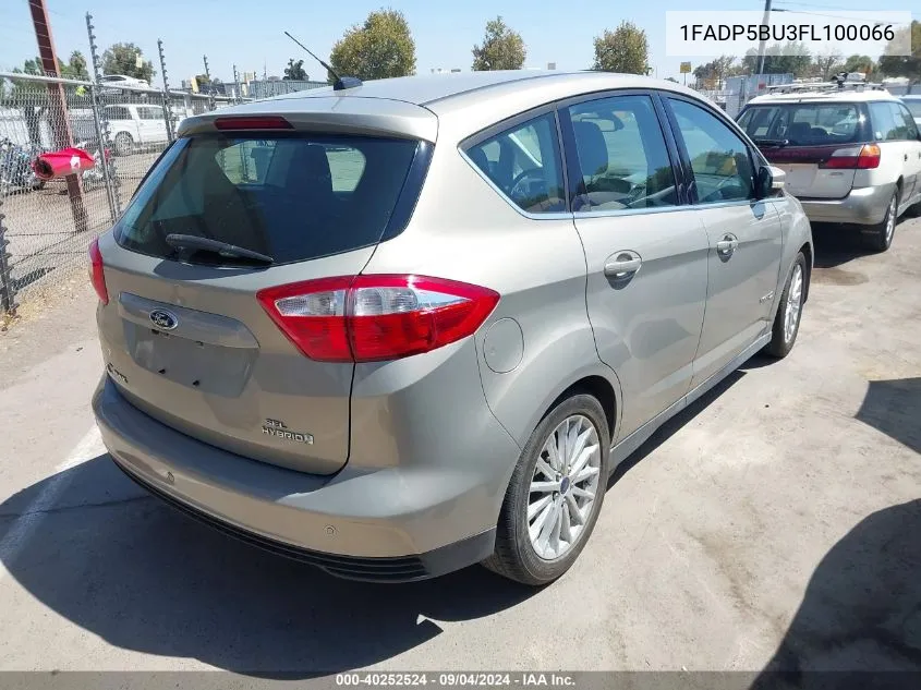 2015 Ford C-Max Hybrid Sel VIN: 1FADP5BU3FL100066 Lot: 40252524