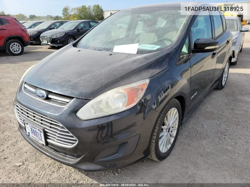 1FADP5AU3FL118925 2015 Ford C-Max Hybrid Se