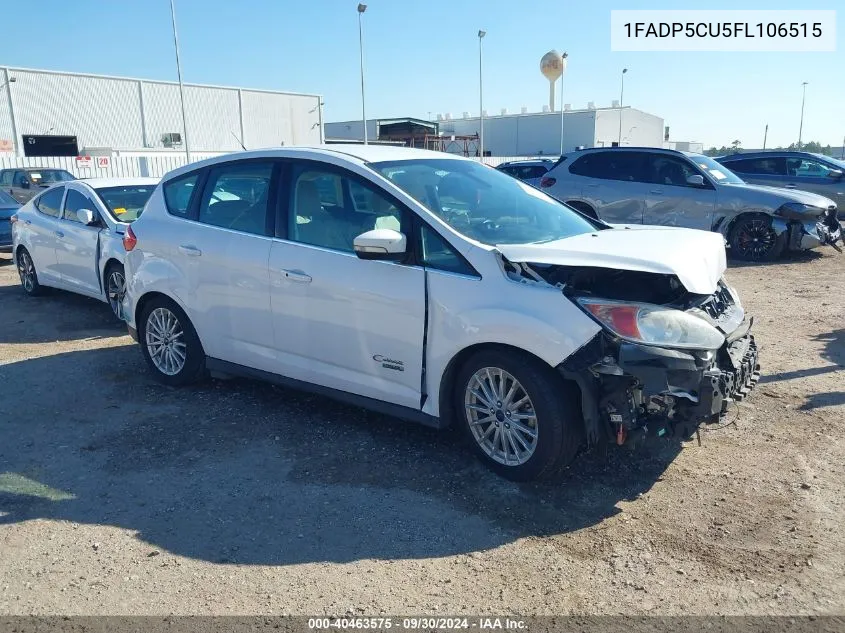 2015 Ford C-Max Energi Sel VIN: 1FADP5CU5FL106515 Lot: 40463575