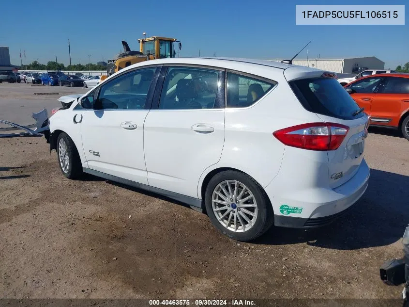 2015 Ford C-Max Energi Sel VIN: 1FADP5CU5FL106515 Lot: 40463575