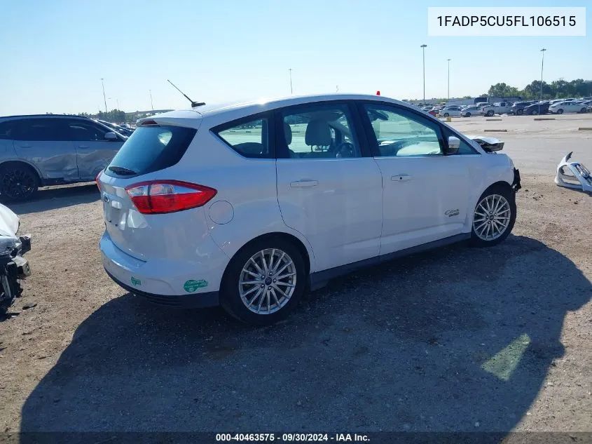 2015 Ford C-Max Energi Sel VIN: 1FADP5CU5FL106515 Lot: 40463575