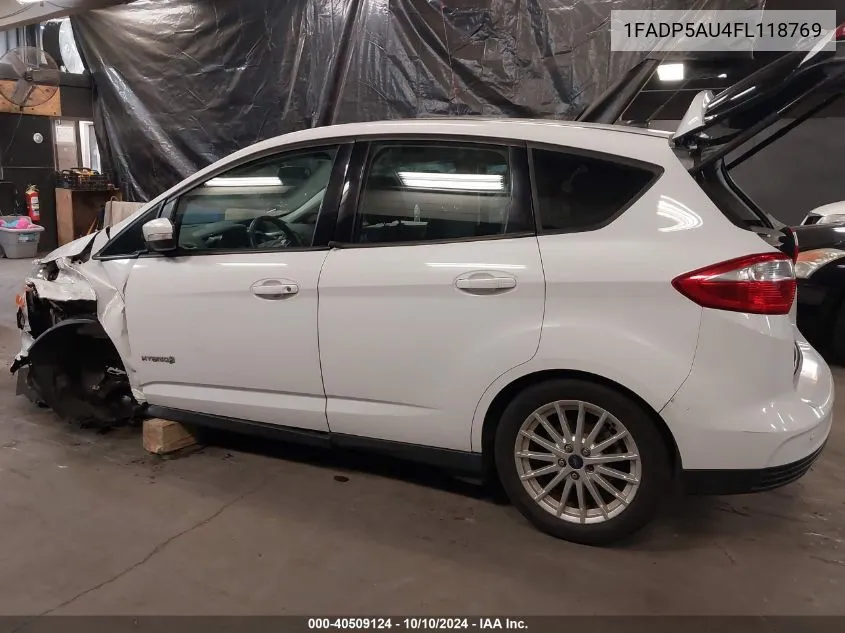 1FADP5AU4FL118769 2015 Ford C-Max Hybrid Se