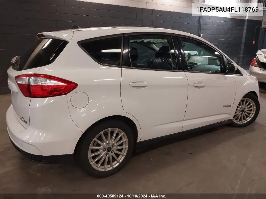 2015 Ford C-Max Hybrid Se VIN: 1FADP5AU4FL118769 Lot: 40509124