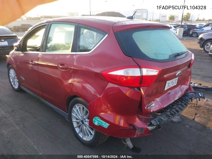 2015 Ford C-Max Premium Sel VIN: 1FADP5CU7FL104328 Lot: 40547595