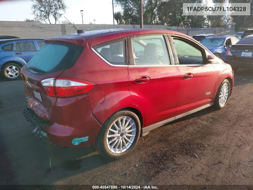 2015 Ford C-Max Premium Sel VIN: 1FADP5CU7FL104328 Lot: 40547595