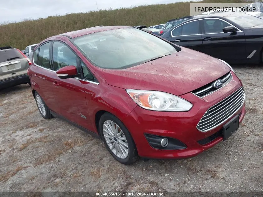 2015 Ford C-Max Energi Sel VIN: 1FADP5CU7FL106449 Lot: 40556151