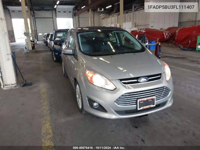 2015 Ford C-Max Hybrid Sel VIN: 1FADP5BU3FL111407 Lot: 40576416