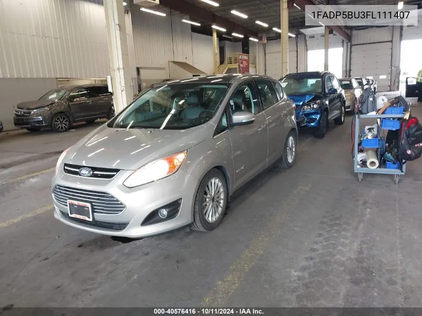 2015 Ford C-Max Hybrid Sel VIN: 1FADP5BU3FL111407 Lot: 40576416