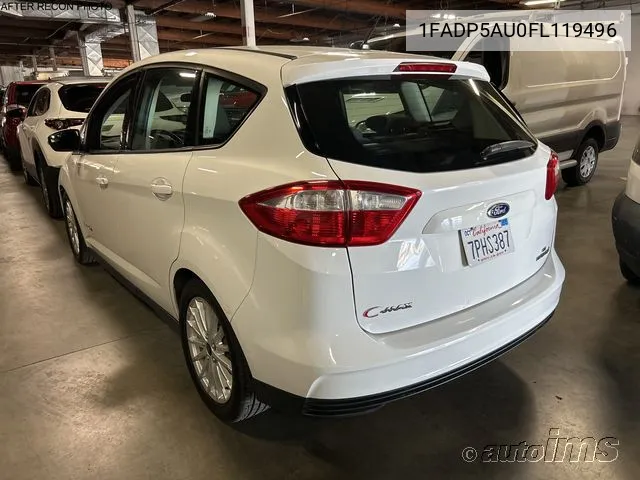 2015 Ford C-Max Hybrid Se VIN: 1FADP5AU0FL119496 Lot: 40613900