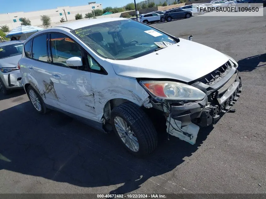 2015 Ford C-Max Hybrid Se VIN: 1FADP5AU0FL109650 Lot: 40672482