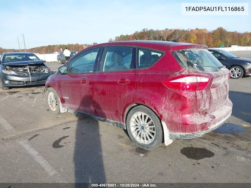 2015 Ford C-Max Se VIN: 1FADP5AU1FL116865 Lot: 40678801