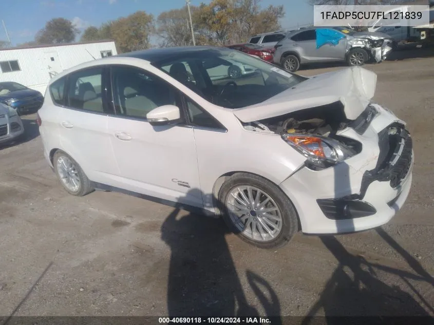 2015 Ford C-Max Energi Sel VIN: 1FADP5CU7FL121839 Lot: 40690118