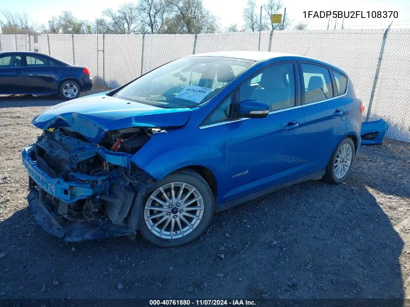 1FADP5BU2FL108370 2015 Ford C-Max Hybrid Sel