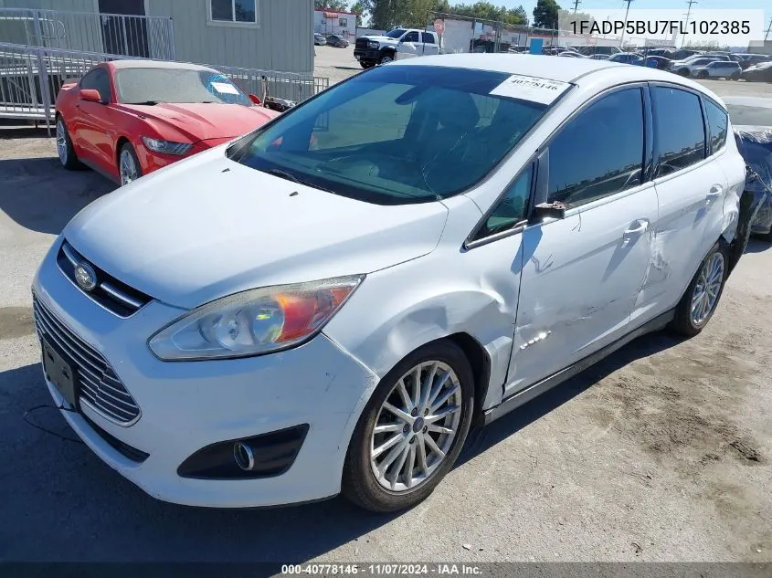 2015 Ford C-Max Hybrid Sel VIN: 1FADP5BU7FL102385 Lot: 40778146