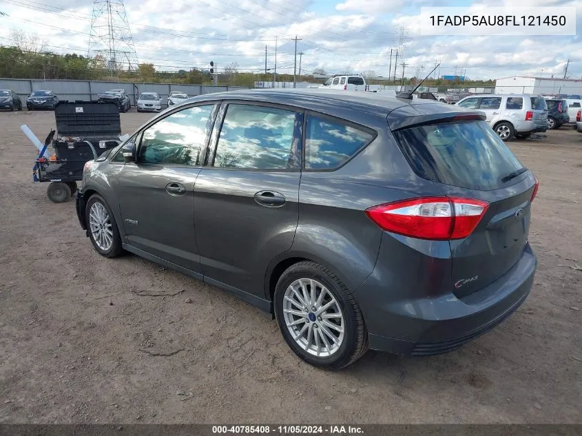 2015 Ford C-Max Hybrid Se VIN: 1FADP5AU8FL121450 Lot: 40785408