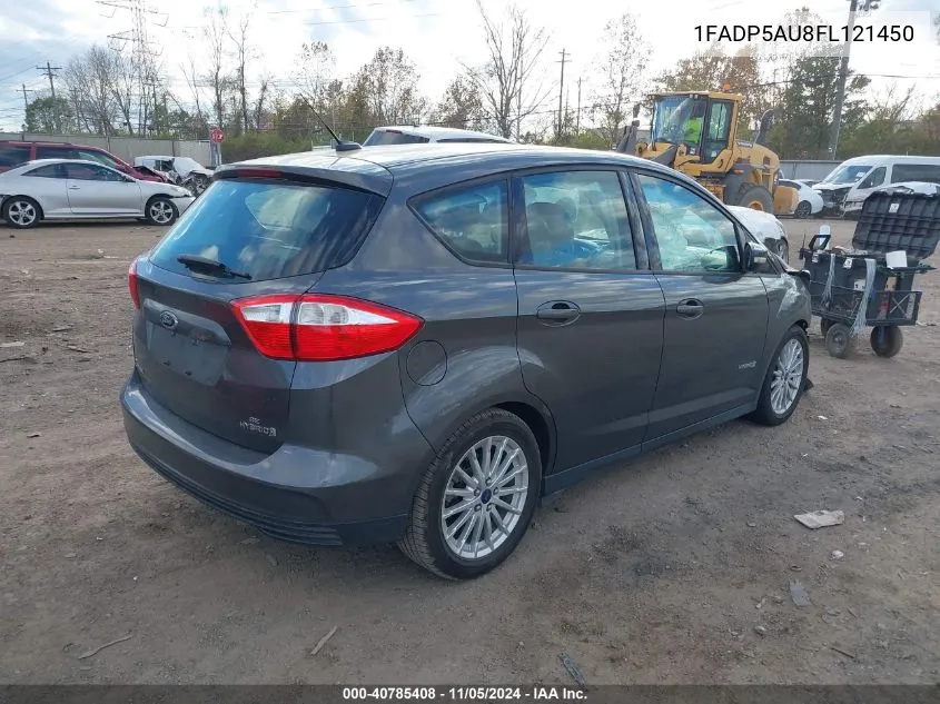 2015 Ford C-Max Hybrid Se VIN: 1FADP5AU8FL121450 Lot: 40785408