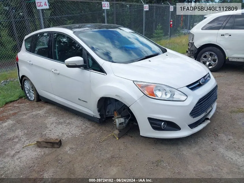 2016 Ford C-Max Hybrid Sel VIN: 1FADP5BU4GL112809 Lot: 39724182