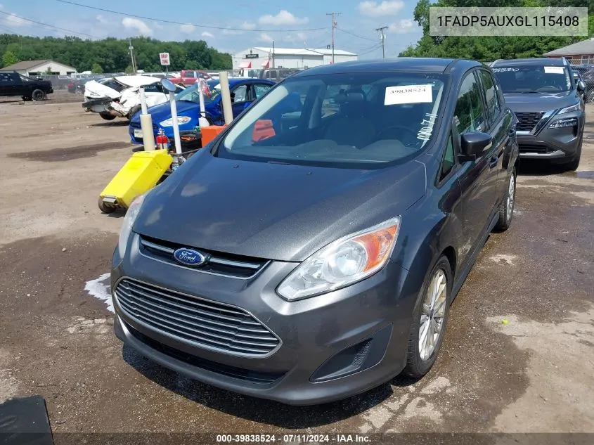 1FADP5AUXGL115408 2016 Ford C-Max Hybrid Se