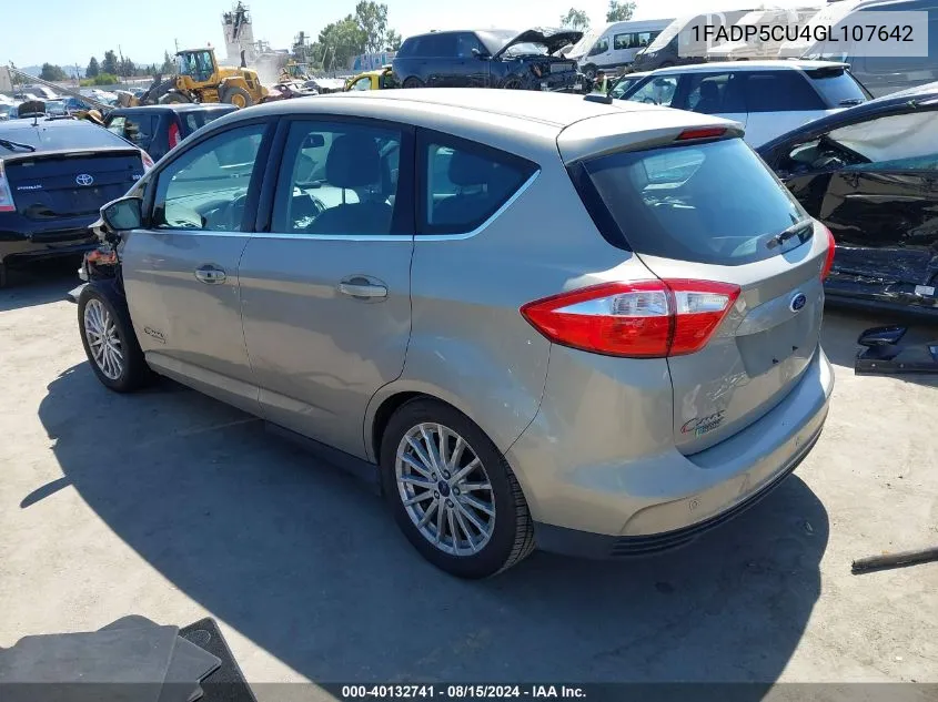 1FADP5CU4GL107642 2016 Ford C-Max Energi Sel