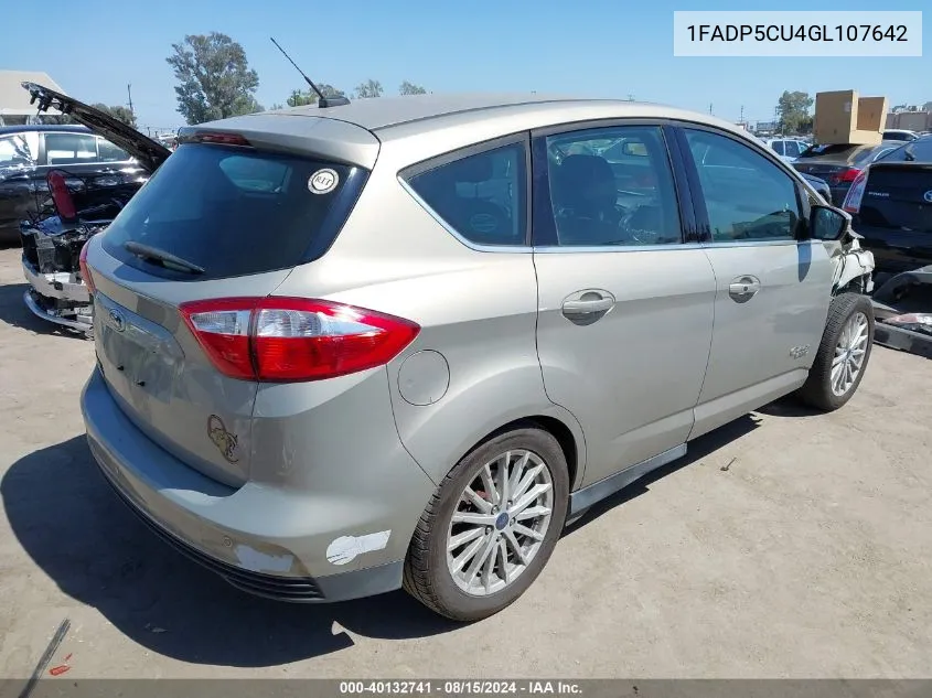 1FADP5CU4GL107642 2016 Ford C-Max Energi Sel