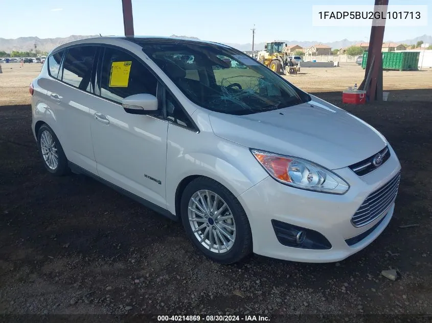 2016 Ford C-Max Hybrid Sel VIN: 1FADP5BU2GL101713 Lot: 40214869