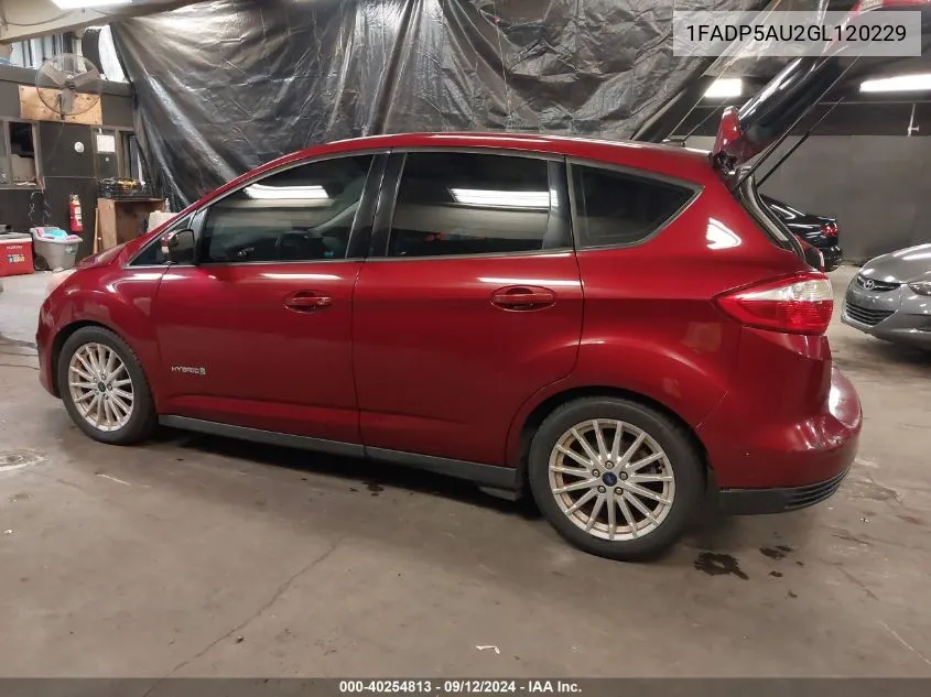 1FADP5AU2GL120229 2016 Ford C-Max Hybrid Se