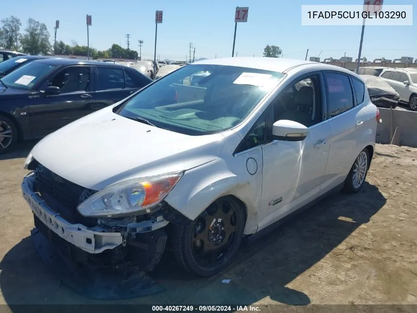 1FADP5CU1GL103290 2016 Ford C-Max Energi Sel